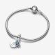Pandora ékszer Unicef nyíló virág függő ezüst charm 792293C01