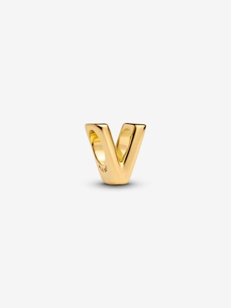 Pandora ékszer V betű shine charm 763968C00
