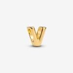Pandora ékszer V betű shine charm 763968C00