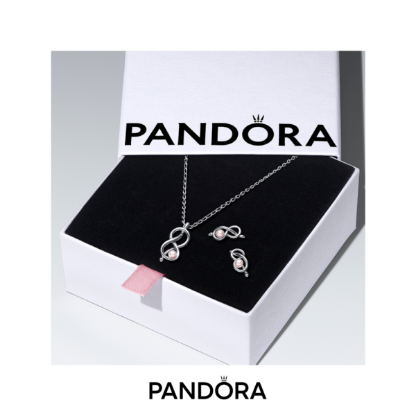 Pandora ékszer Végtelen csomó ezüst ékszer szett PSZ98