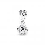 Pandora ékszer Virágzó rózsa függő ezüst charm 793213C00