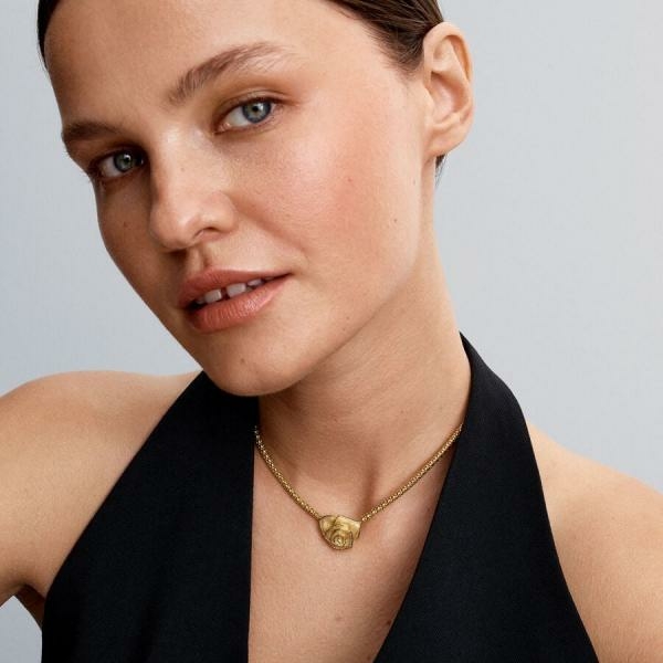 Pandora ékszer Virágzó rózsa nagyméretű shine charm 763675C00