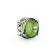 Pandora ékszer Zöld ovális cabochon ezüst charm 799309C02