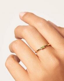 PD Paola Apple amani aranyozott ezüst gyűrű 