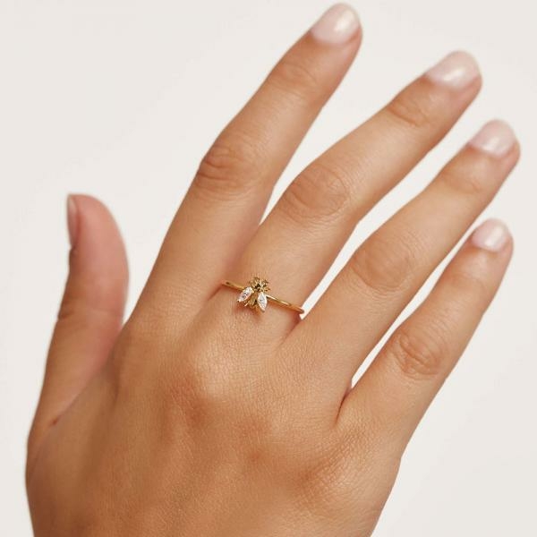 PD Paola Buzz aranyozott ezüst gyűrű 