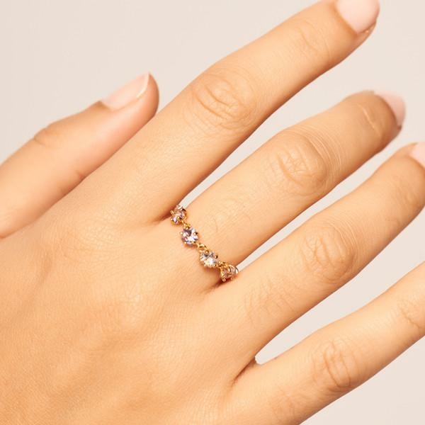 PD Paola Electra aranyozott ezüst gyűrű 