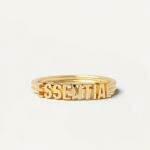 PD Paola Essential aranyozott ezüst gyűrű 