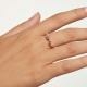 PD Paola Five aranyozott ezüst gyűrű 