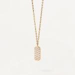 PD Paola Icy aranyozott ezüst nyaklánc  CO01-483-U