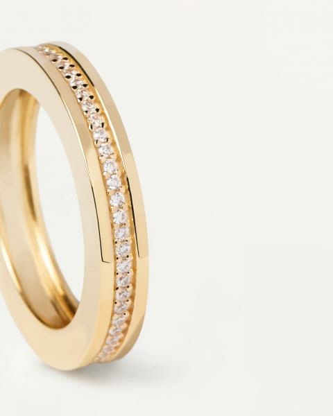 PD Paola Infinity aranyozott ezüst gyűrű 