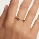 PD Paola Lavender lis aranyozott ezüst gyűrű 
