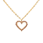PD Paola Levander heart aranyozott ezüst nyaklánc CO01-224-U