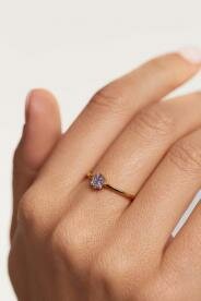 PD Paola Levander lis aranyozott ezüst gyűrű 