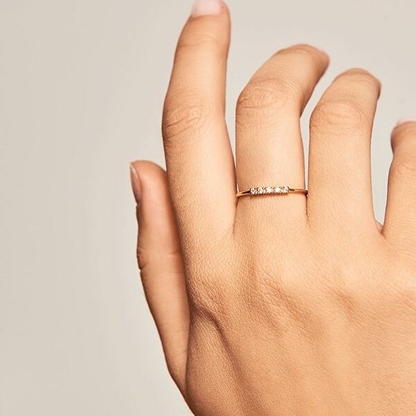 PD Paola Misty aranyozott ezüst gyűrű 
