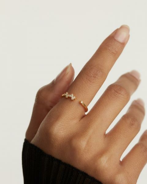 PD Paola Prince aranyozott ezüst gyűrű 