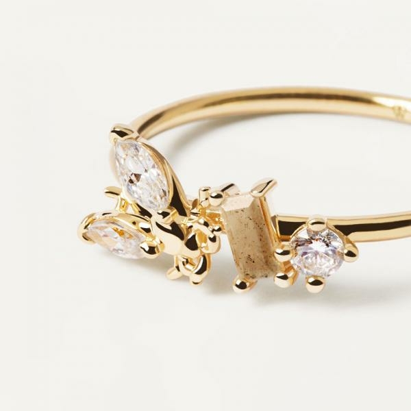 PD Paola Revery aranyozott ezüst gyűrű 