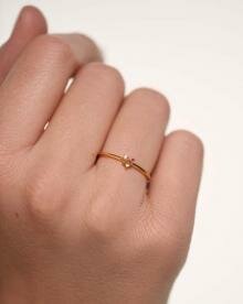 PD Paola Rosé blush aranyozott ezüst gyűrű 