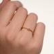 PD Paola Rosé blush aranyozott ezüst gyűrű 