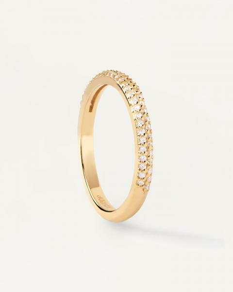 PD Paola Tiara aranyozott ezüst gyűrű 