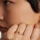 PD Paola Villa aranyozott ezüst gyűrű 
