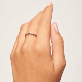 PD Paola Violet bird aranyozott ezüst gyűrű 