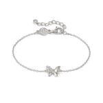 Petite Sparkle pillangó ezüst karkötő