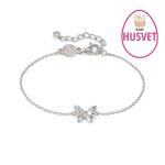 Petite Sparkle pillangó ezüst karkötő