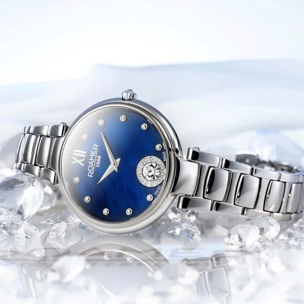 Roamer Aphrodite női óra kék gyöngyház számlappal 600843414950