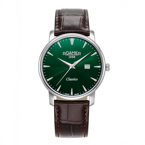 Roamer Classico Gants zöld számlapos férfi óra 971856417505
