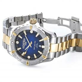 Roamer Deep Sea 200 bicolor férfi óra kék számlappal 860833474570