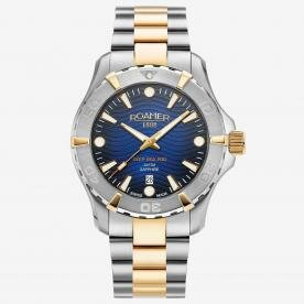 Roamer Deep Sea 200 bicolor férfi óra kék számlappal 860833474570
