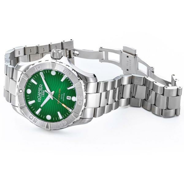 Roamer Deep Sea 200 férfi óra zöld számlappal 860833417571
