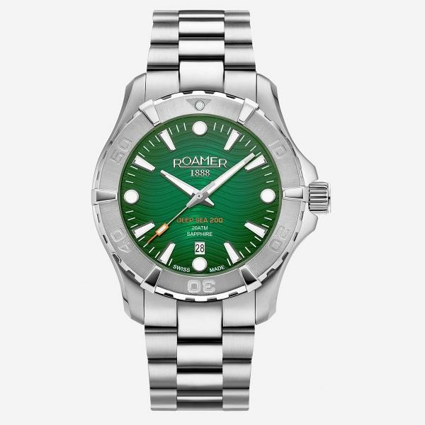 Roamer Deep Sea 200 férfi óra zöld számlappal 860833417571