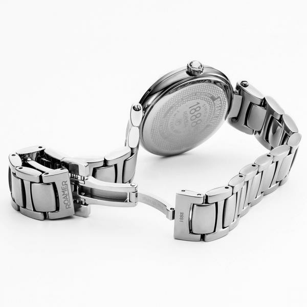Roamer Dreamline gyémánt indexes gyöngyház női karóra 857847412950