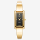 Roamer Elegance Diamond fekete számlapos arany szíjas női karóra 866845485520