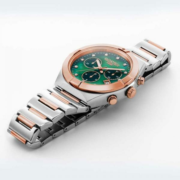 Roamer Eos ladies kronográf bicolor női óra 987837497020