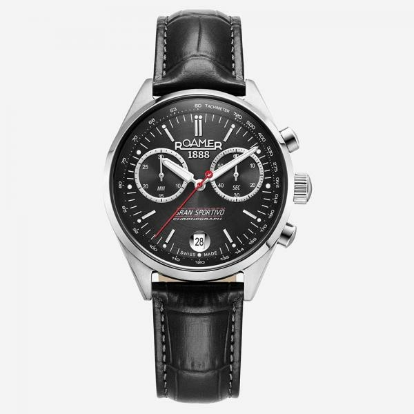 Roamer Gran Sportivo fekete számlapos férfi chronograph karóra 978818418520