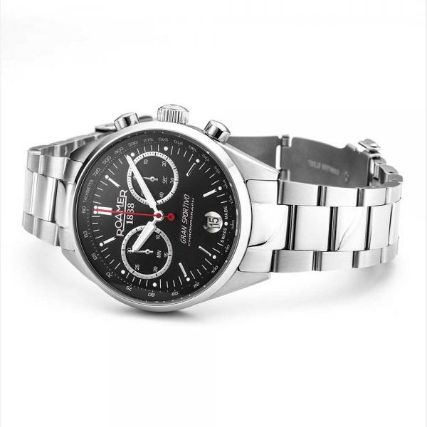 Roamer Gran Sportivo fekete számlapos férfi chronograph karóra 978818418520