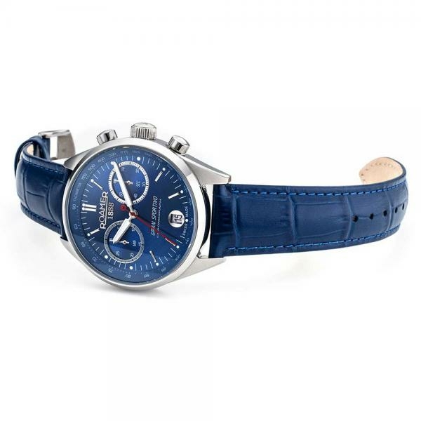 Roamer Gran Sportivo kék számlapos férfi chronograph karóra 978818414520