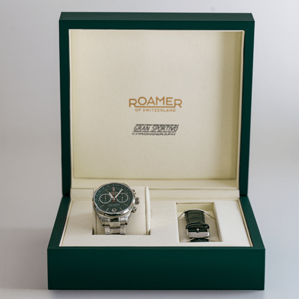 Roamer Gran Sportivo zöld számlapos férfi chronograph karóra 978818417520