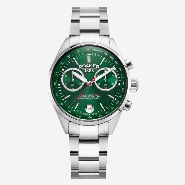 Roamer Gran Sportivo zöld számlapos férfi chronograph karóra 978818417520