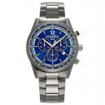Roamer Helios Power titántokos solar kék férfi chronograph karóra 973981444520