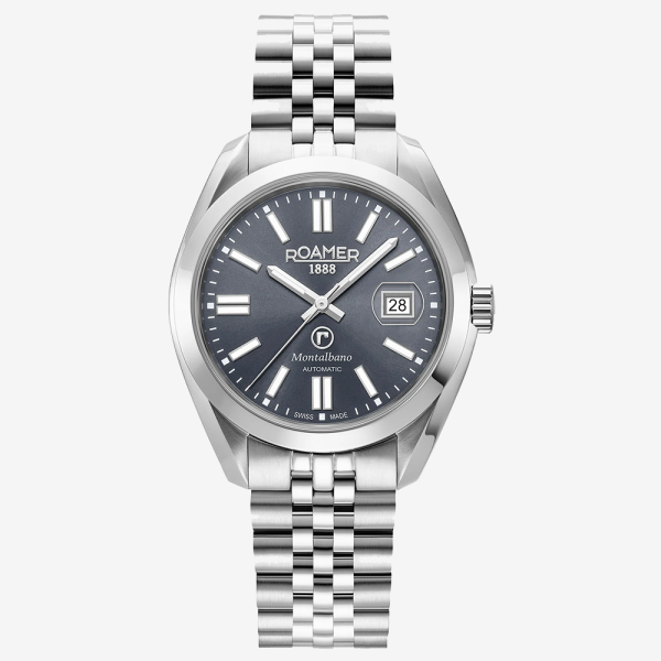 Roamer Montalbano Gents szürke számlapos férfi automata karóra 996983415520