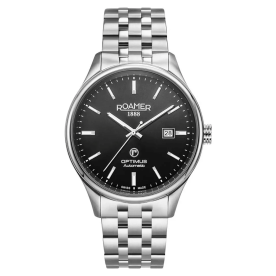 Roamer Optimus ezüst színű automata férfi óra fém szíjjal 983983415550