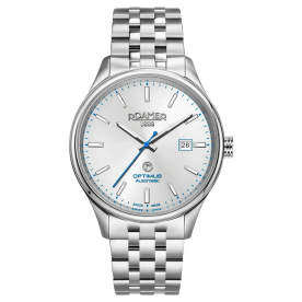 Roamer Optimus világos ezüst színű automata férfi óra fém szíjjal 983983411550