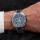 Roamer Power Chrono ezüst kék kronográf férfi óra 868837424570
