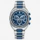 Roamer Power Chrono ezüst kék kronográf férfi óra 868837424570