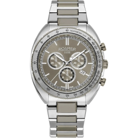 Roamer Power Chrono ezüst szürke kronográf férfi óra 868837444570