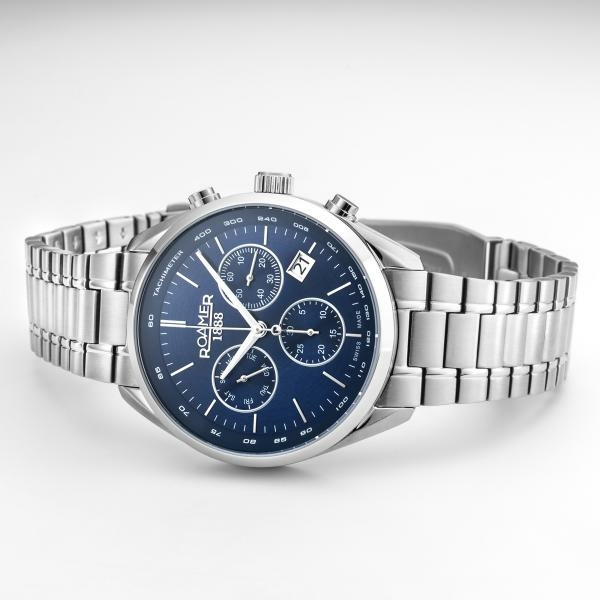 Roamer Pro Chrono kék chronograph férfi karóra 993819414520
