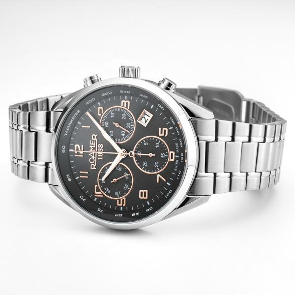 Roamer Pro Chrono szürke chronograph férfi karóra 993819415420